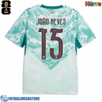 Fotballdrakt Herre Portugal Joao Neves #15 Bortedrakt VM 2026 Kortermet